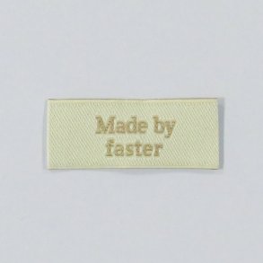 Label - Made by Faster - Fv. Guld