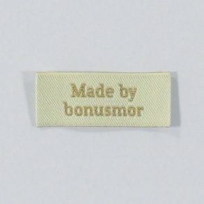Label - Made by Bonusmor - Fv. Guld