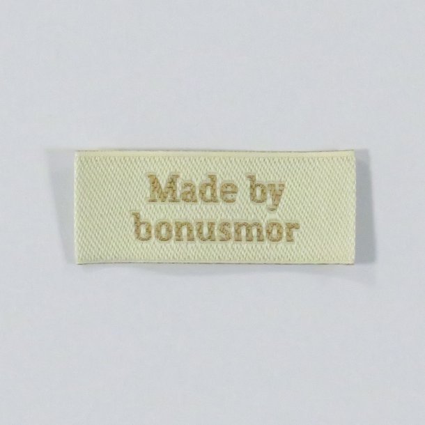 Label - Made by Bonusmor - Fv. Guld