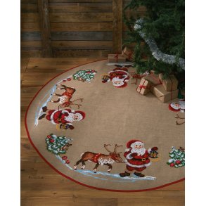 Permin - Broderi kit - Model Julemand & rensdyr