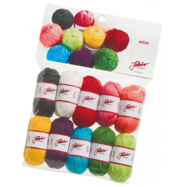 Jrbo - Mini Acryl Sortiment - 10x10g garnngler