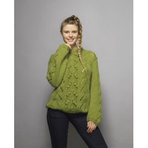 Dolce Sweater med m�nstre - Cewec - Enkeltopskrift nr 4606