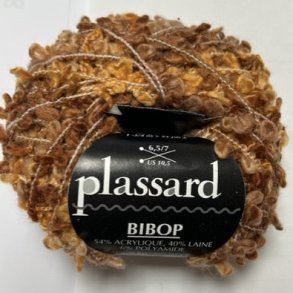 Plassard Bibop Effektgarn - Fv. 20 Brndt Orange Multi