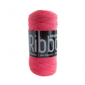 Mayflower Ribbon Stofgarn. Fv: 132 Koral.