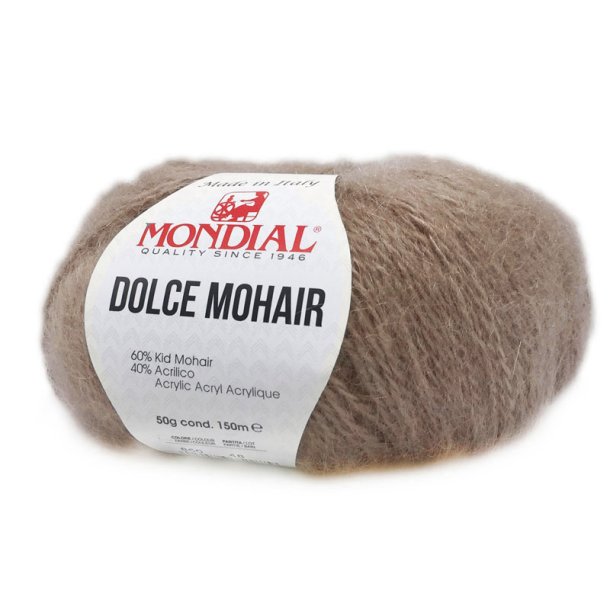 Mondial - Dolce Kid Mohair Farve 512 Camel