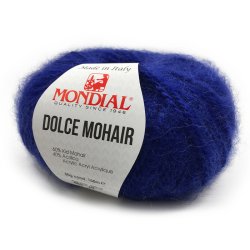Mondial - Dolce Kid Mohair Farve 589 Kobolt