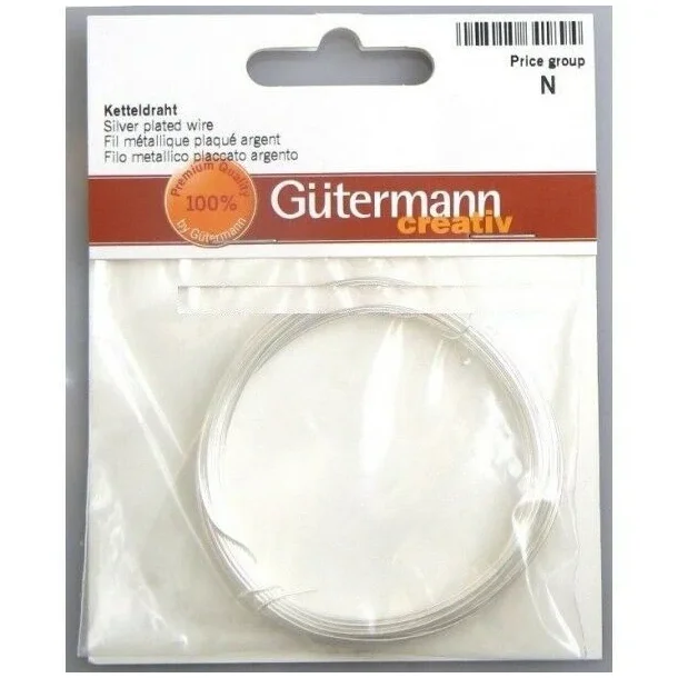 Gtermann - Metal Wire 6m - 0,8mm forslvet (665827)