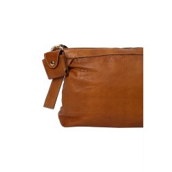 RE:Designed Project 3 - Stor Clutch - Farve Burned Tan/Guld. 