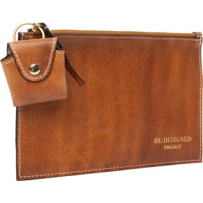 RE:Designed Project 5 - Flad Clutch - Farve Burned Tan/Guld.  