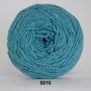 Hjertegarn - Organic Trio Fv. 5010 Lys Petrol