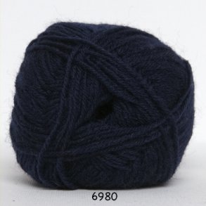 Hjertegarn - Sock 4 Strmpegarn fv 6980 Marine Bl