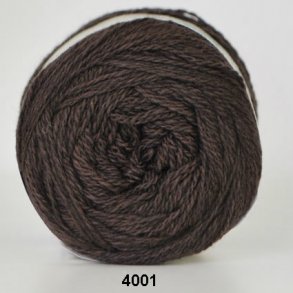 Organic 350 Wool/Cotton Fv. 4001 Mrk Brun