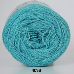Organic 350 Wool/Cotton Fv. 4038 Turkis