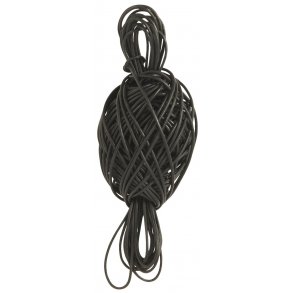 Ldersnor rund 20 meter  Sort