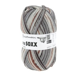 Lang Yarns - Super Soxx Silk Color Fv. 407 Gr�/Kit/RustTaupe