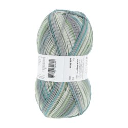 Lang Yarns - Super Soxx Silk Color Fv. 408 Gr�n/Natur/Bl�
