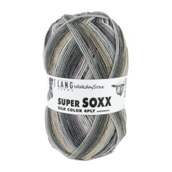Lang Yarns - Super Soxx Silk Color Fv. 463 Monday