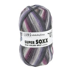 Lang Yarns - Super Soxx Silk Color Fv. 464 Tuesday
