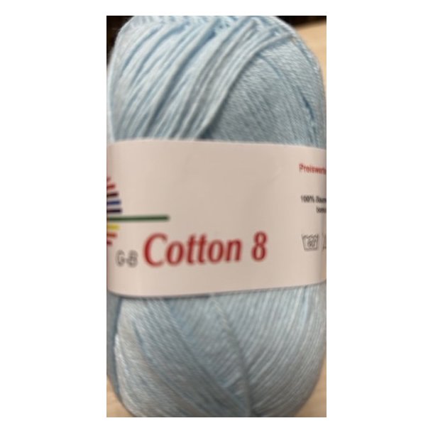 G-B Cotton 8 Fv. 1541 Lys Bl