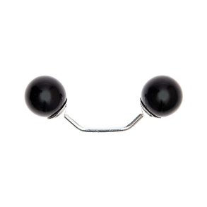 2-Perle Pin Sort. 48mm