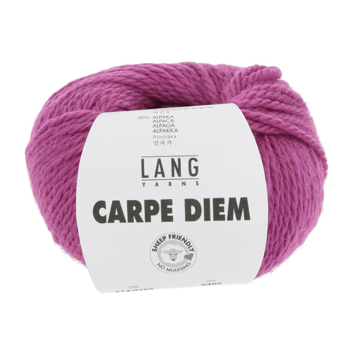 Lang Yarns Carpe Diem Garn – 70% Schurwolle, 30% Alpaka, Sand-Farbe, 90 M / 50 G