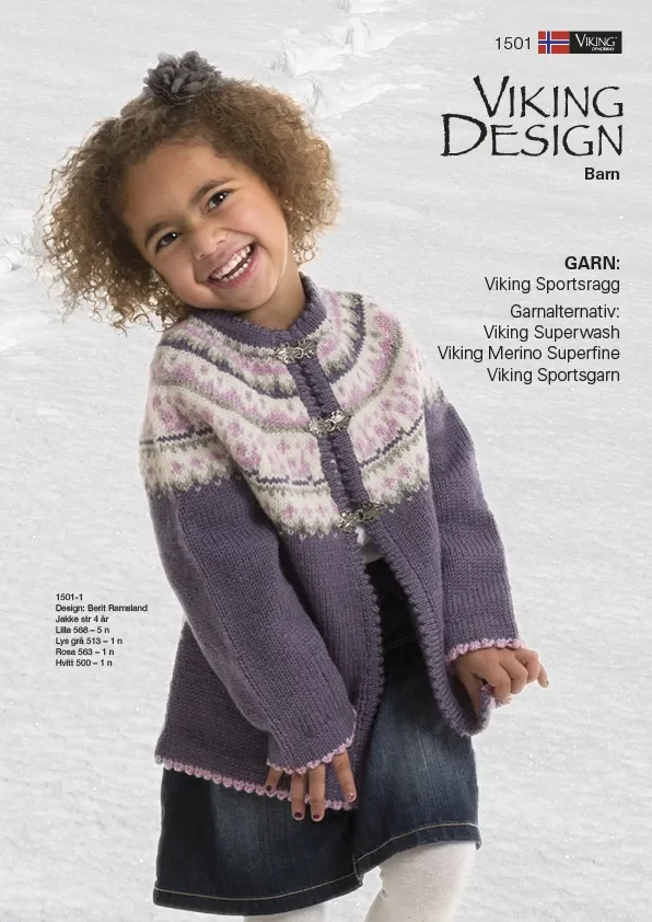 Viking Design Barn - Opskriftshæfte 1501 - VIKING GARN - OPSKRIFTER ...