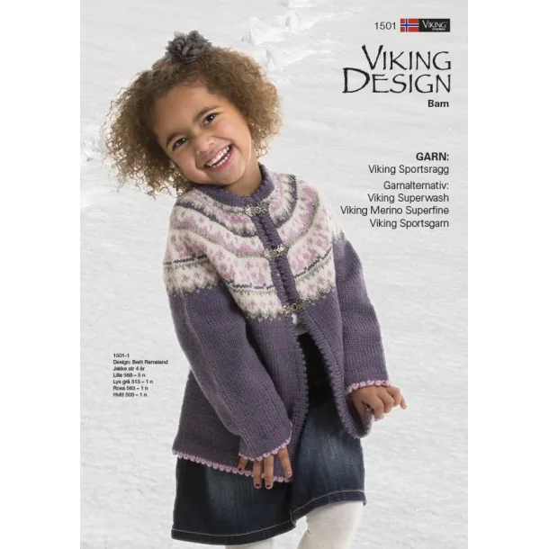 Viking Design Barn - Opskriftshfte 1501