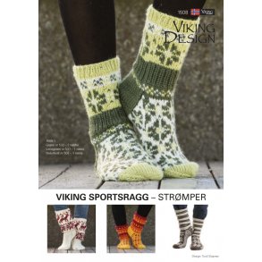 Viking Design - Opskriftshfte 1508 Viking Sportsragg - Strmper.