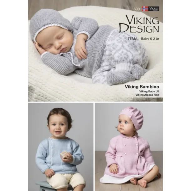  Viking Design - Opskriftshfte 1608 Tema Baby 0-2 r