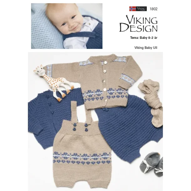  Viking Design - Opskriftshfte 1802 Tema Baby 0-2 r