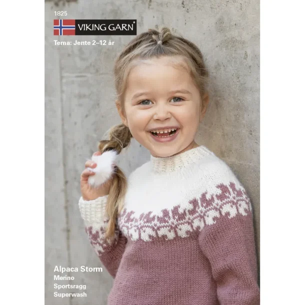Viking Design - Opskriftshfte 1825 Tema Jente 2-12 r