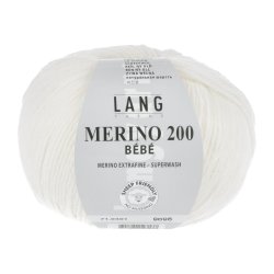 Lang Yarns - Merino 200 Bb Fv. 301 Hvid