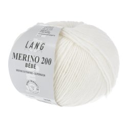 Lang Yarns - Merino 200 Bb Fv. 301 Hvid