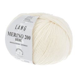 Lang Yarns - Merino 200 Bb Fv. 302 ggehvid