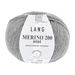 Lang Yarns - Merino 200 Bb Fv. 303 Lys Gr Melange