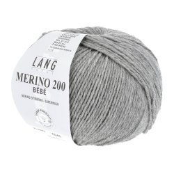 Lang Yarns - Merino 200 Bb Fv. 303 Lys Gr Melange