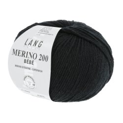 Lang Yarns - Merino 200 Bb Fv. 304 Sort