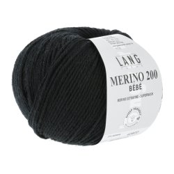 Lang Yarns - Merino 200 Bb Fv. 304 Sort