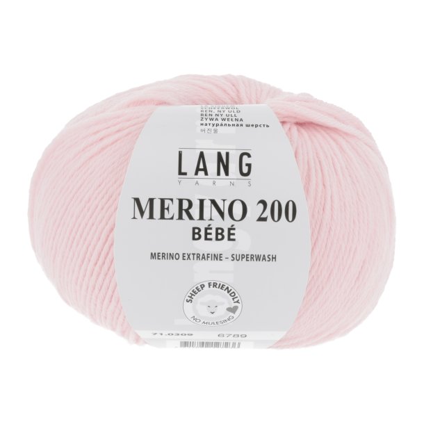 Lang Yarns - Merino 200 Bb Fv. 309 Rose