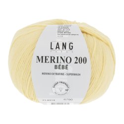 Lang Yarns - Merino 200 Bb Fv. 314 Gul