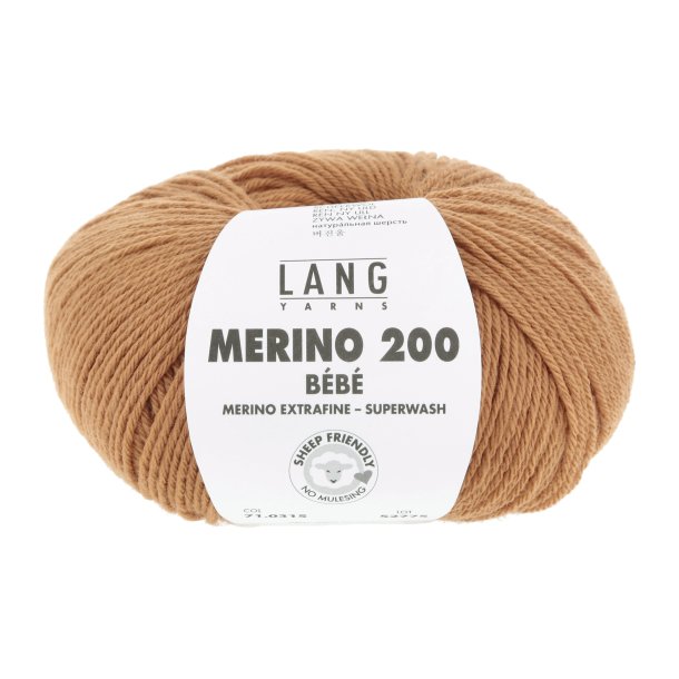 Lang Yarns - Merino 200 Bb Fv. 315 Nougat