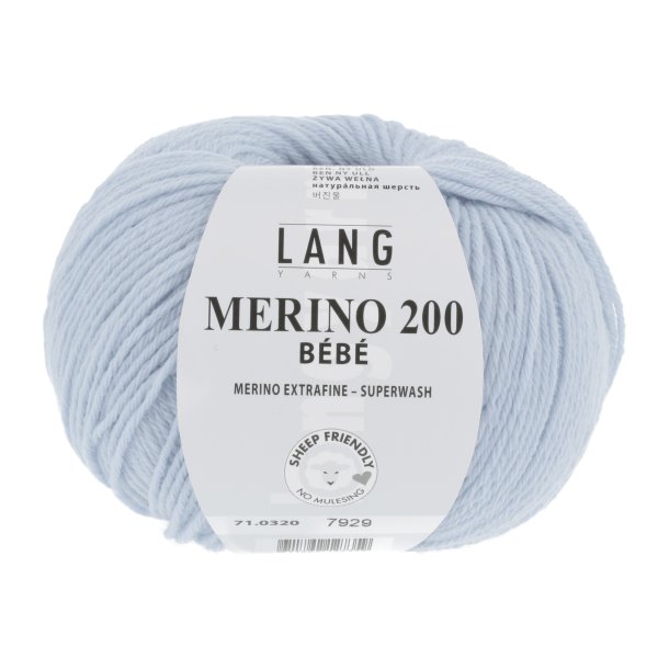 Lang Yarns - Merino 200 Bb Fv. 320 Sky