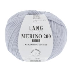 Lang Yarns - Merino 200 Bb Farve 324 Perle gr