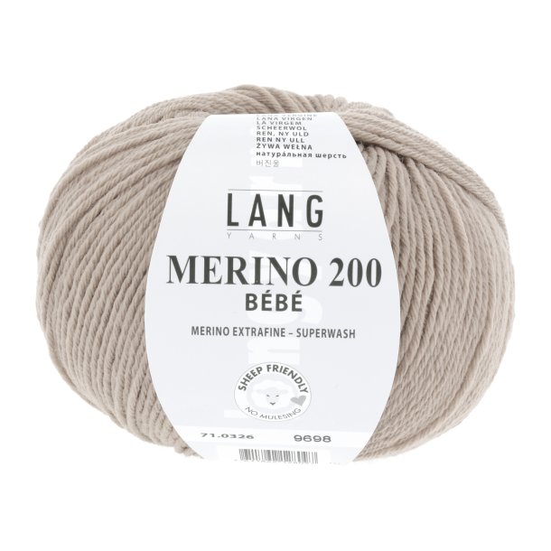 Lang Yarns - Merino 200 Bb Fv. 326 Beige