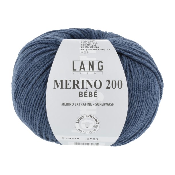 Lang Yarns - Merino 200 Bb Fv. 434 Jeans