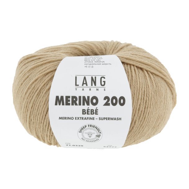 Lang Yarns - Merino 200 Bb Fv. 339 Camel