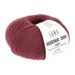 Lang Yarns - Merino 200 B�b� Fv. 361 M�rk R�d