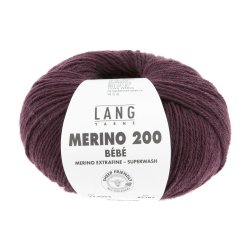 Lang Yarns - Merino 200 B�b� Fv. 364 Bordeaux