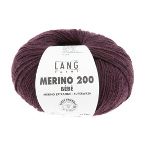 Lang Yarns - Merino 200 B�b� Fv. 364 Bordeaux