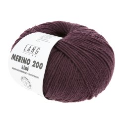 Lang Yarns - Merino 200 B�b� Fv. 364 Bordeaux